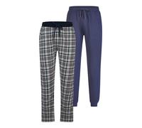 Phil & Co. Berlin Pantalon de pyjama 'Cozy Classics' mélange de couleurs, Taille XL