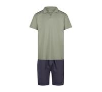 Phil & Co. Berlin Pyjama court 'Lounge Dreams' marine / kaki, Taille S