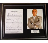 PHIL COLLINS /AGAINST ALL ODDS/ CADRES PARTITION ET PHOTO, ÉDITION LIMITÉE