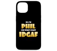 Phil Costume IDGAF Funny Meme Phil Halloween Costume Philips Coque pour iPhone 13
