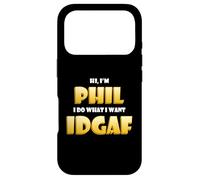Phil Costume IDGAF Funny Meme Phil Halloween Costume Philips Coque pour iPhone 17 Pro
