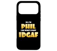 Phil Costume IDGAF Funny Meme Phil Halloween Costume Philips Coque pour iPhone 17 Pro Max