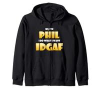 Phil Costume IDGAF Funny Meme Phil Halloween Costume Philips Sweat à Capuche
