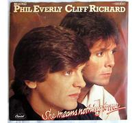 Phil Everly - She means nothing to me (1982, & Cliff Richard) / Vinyl single [Vinyl-Single 7'']