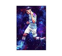 Phil Foden Sports Star Art Poster sur toile 3 Décoration pour chambre à coucher, bureau, chambre à coucher, 30 x 45 cm