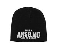 Phil H. Anselmo & the Illegals - Phil H Anselmo & The Illegals Bonnet Logo Nouveau Officiel Noir Unisex Size One Size