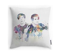 Phil Lester and Dan Howell Taies d'oreiller personnalisées 45,7 x 45,7 cm Deux côtés Cool Confortable Taie d'oreiller