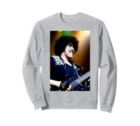 Phil Lynott Of Thin Lizzy Par Virgina Turbett Sweatshirt