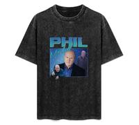 Phil Mitchell Homage Funny UK Tribute Black T-Shirt Printed Tee Graphic Top for Men Unisex Shirt L