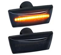 phil trade 71010-1 Lot de 2 clignotants LED compatibles avec Adam Astra H J GTC Corsa D E Noir