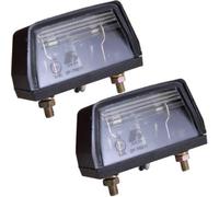 phil trade Lot de 2 éclairages de plaque d'immatriculation universels pour remorque, voiture, homologation StVO 12 V.