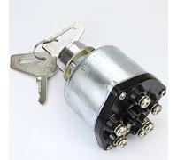 phil trade® Mini pelleteuse - Serrure d'allumage - 2 clés - 6 contacts