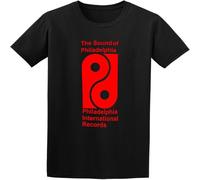Philadelphia International Records Disco Tsop Soul Philly Men's T-Shirt Casual Tee Summer Fashion Tops Clothing Black L
