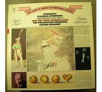 Philadelphia Orchestra, Eugene Ormandy, Prokofiev: Classical Symphony, Lt. Kije Suite, Love For Three Oranges Suite, Columbia M 31812, US