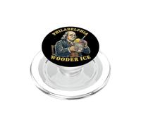 Philadelphia Wooder Ice Benjamin Franklin Philly pour l'eau PopSockets PopGrip pour MagSafe