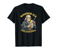 Philadelphia Wooder Ice Benjamin Franklin Philly pour l'eau T-Shirt Graphique avec Valeur