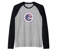 Philadelphie 4 Juillet Drapeau américain Patriotique USA Manche Raglan