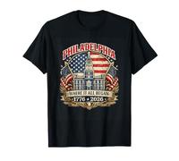 Philadelphie American History Celebration Design Liberty T-Shirt