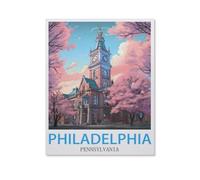 Philadelphie, Pennsylvanie，1000 Pièces Puzzle Défi Cérébral pour Enfants Bricolage Cadeau Amusant Jeu D'intérieur Décor À La Maison（50x70cm）-HV82