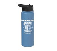 Philadelphie Pennsylvanie Est. 1682 Stainless Steel Insulated Water Bottle