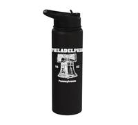 Philadelphie Pennsylvanie Est. 1682 Stainless Steel Insulated Water Bottle