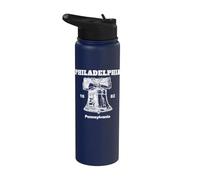 Philadelphie Pennsylvanie Est. 1682 Stainless Steel Insulated Water Bottle