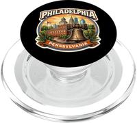 Philadelphie Pennsylvanie Souvenir City State Retro Vintage PopSockets PopGrip pour MagSafe