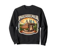 Philadelphie Pennsylvanie Souvenir City State Retro Vintage Sweatshirt