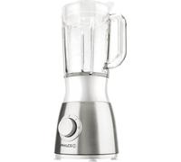 PHILCO PHTB 6000 Batteur de table, bol de 1,5 l, 2 vitesses + touche Pulse, puissance 800 W, bol en verre, inox brossé/blanc