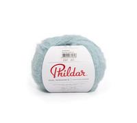 Phildar - Pelote de Laine Phil Romance - Laine à Crocheter et à Tricoter - 100% POLYAMIDE - Aiguille n°4 - Couleur BLEU