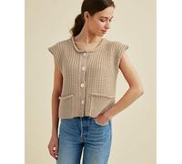Phildar - Kit Tricot Gilet Huberte - Niveau Facile - idéal pour débuter