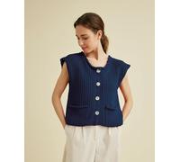 Phildar - Kit Tricot Gilet Huberte - Niveau Facile - idéal pour débuter