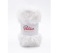 Phildar Pelote de Fourrure à Tricoter Phil Inuit - 100GR Color : Neige Blanc