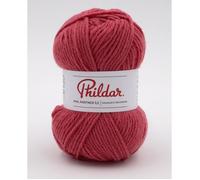Phildar - Pelote de Laine Phil Partner 3.5 - Laine à Tricoter - 25% Laine peignée,25% Acrylique,50% Polyamide - Aiguille n°3.5 - Couleur Rose des SABLES