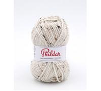 Phildar - Pelote de Laine à Tricoter PHIL RANDONNEES de 50g- 45% ACRYLIQUE,10% ALPAGA,40% LAINE,5% VISCOSE -Aig. n°4,5- Couleur ECRU