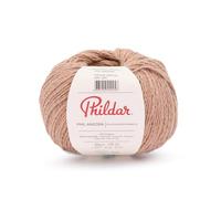 Phildar - Pelote de Laine Phil Angora - Laine à Tricoter - 40% ANGORA,60% POLYAMIDE - Aiguille n°3.5 - Couleur CAMEL