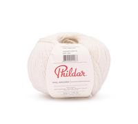 Phildar - Pelote de Laine Phil Angora - Laine à Tricoter - 40% Angora,60% Polyamide - Aiguille n°3.5 - Couleur Ecru