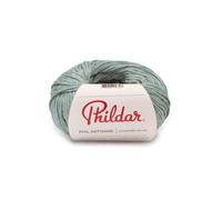 Phildar - Pelote de Laine Phil ARTISANE - Laine à Tricoter - 30% Lin,70% Viscose - Aiguille n°3.5 - Couleur Amande