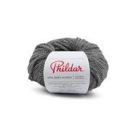 Pelote exceptionnelle en Alpaga à tricoter PHIL BABY ALPAGA - 25 gr - Phildar(...) - Anthracite Gris Anthracite Gris G