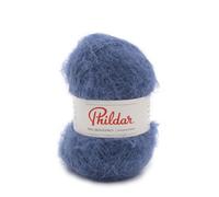 Phildar - Pelote de Laine Phil BEAUGENCY - Laine à Tricoter - 20% Laine,25% Acrylique,55% Polyamide - Aiguille n°5 - Couleur Faience