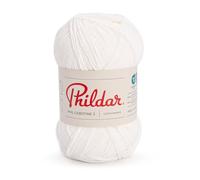 Pelote de Coton Phildar - Phil Cabotine 3 - 40g : Douceur et Légèreté au Rendez-vous !(...) - Craie Ecru Craie Ecru G