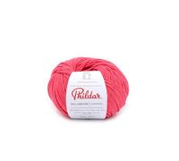 Phildar - Pelote de Laine Phil Cabotine - Laine à Crocheter et à Tricoter - 45% COTON,55% ACRYLIQUE - Aiguille n°3.5 - Couleur ROSE