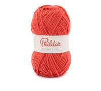 Phildar - Pelote de Laine Phil Charly - Laine à Crocheter et à Tricoter - 100% ACRYLIQUE - Aiguille n°4 - Couleur ROSE