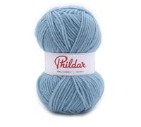 Phildar - Pelote de Laine Phil Charly - Laine à Tricoter - 100% Acrylique - Aiguille n°4 - Couleur NUEE