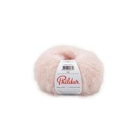 Phildar - Pelote de Laine Phil Chic - Laine à Tricoter - 32% LAINE,16% POLYAMIDE,2% ELASTHANNE,50% KID MOHAIR - Aiguille n°6 - Couleur NUDE