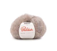Phildar - Pelote de Laine Phil Chic - Laine à Tricoter - 32% LAINE,16% POLYAMIDE,2% ELASTHANNE,50% KID MOHAIR - Aiguille n°6 - Couleur TAUPE CHINE