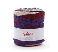 Phildar - Pelote de Laine Phil Chromia - Laine à Crocheter et à Tricoter - 80% COTON,20% POLYESTER - Aiguille n°4.5 - Couleur MULTICOLORE