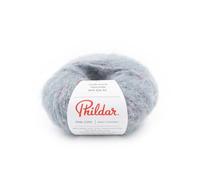 Phildar - Pelote de Laine Phil Cosy - Laine à Tricoter - 30% alpaga,11% Laine,6% Coton,33% Acrylique,17% Polyamide,2% Polyester,1% élasthanne - Aiguille n°4 - Couleur Glacier