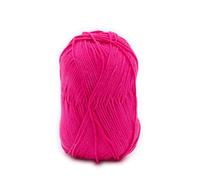 Phildar - Pelote de Laine Phil Coton 3 - Laine à Tricoter - 100% COTON - Aiguille n°3 - Couleur FUCHSIA