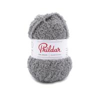 Phildar - Pelote de Laine Phil Douce - Laine à Crocheter et à Tricoter - 100% POLYESTER - Aiguille n°5 - Couleur GRIS